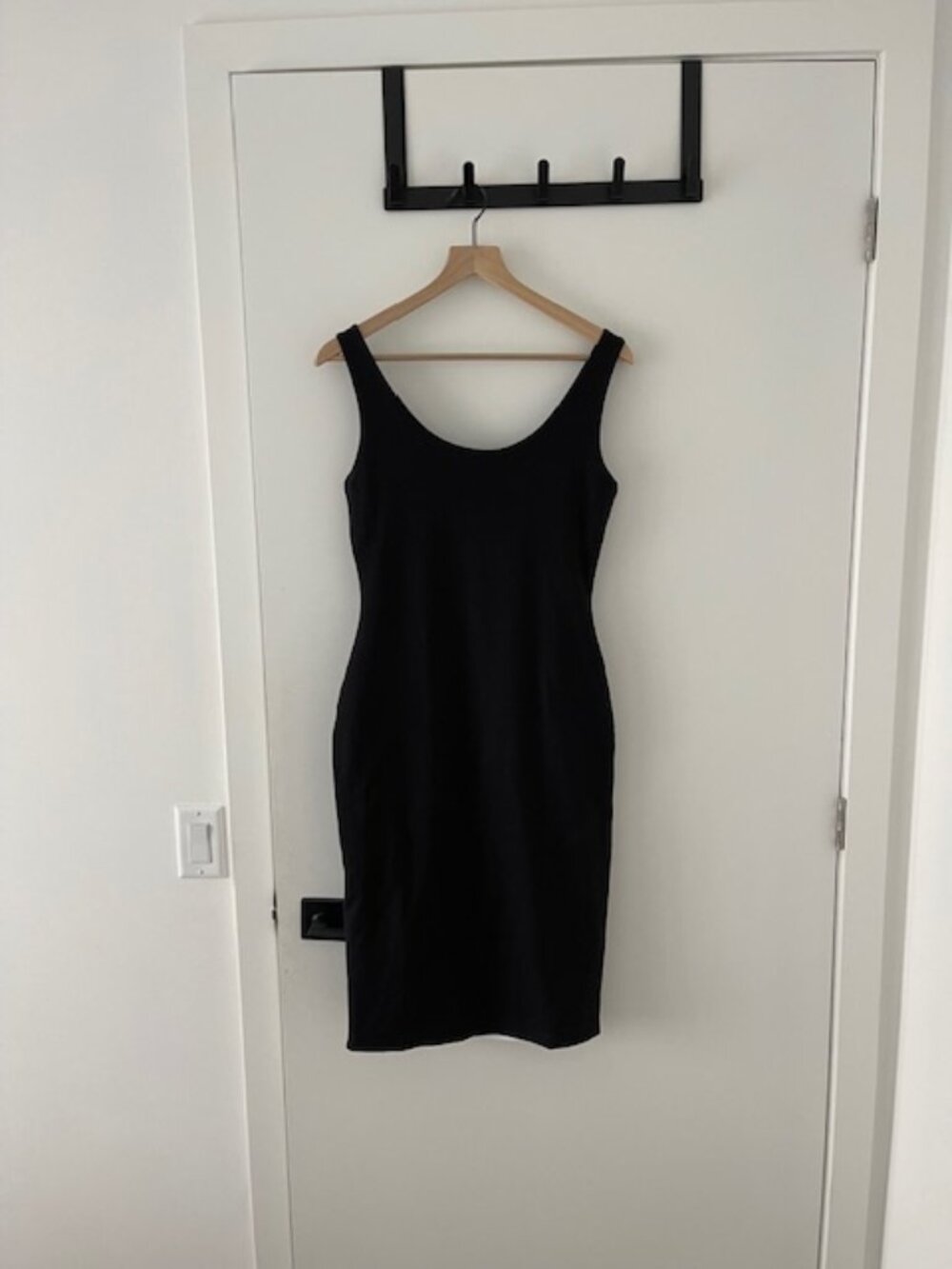 Bodycon midi dress with shapewear (brand Sheer)